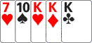 Three of a Kind met poker Hand Rankings